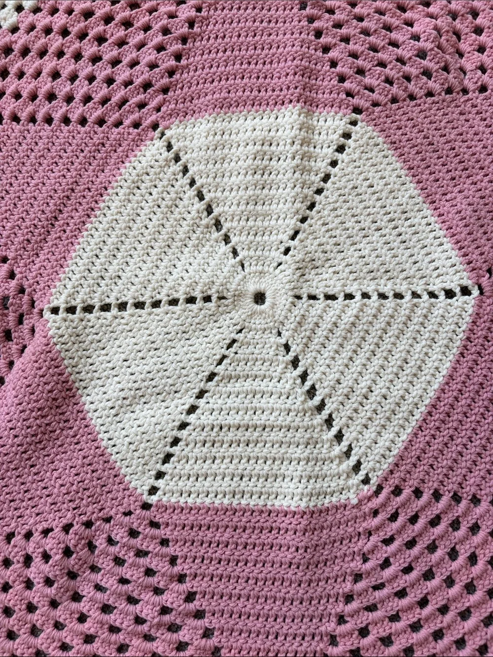 Handmade Star Crochet Drape Cover